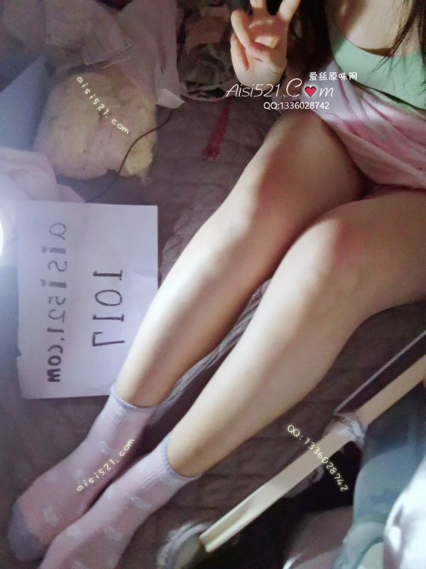 蓝粉色小花棉袜原味丝袜|袜类臭棉袜