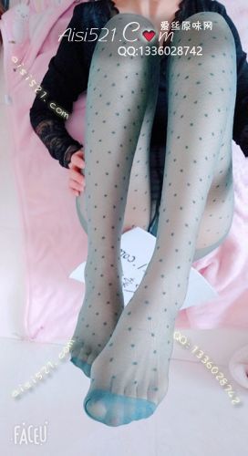 原味丝袜|袜类,臭连裤袜,绿色点点性感风情闲置臭丝