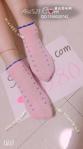 粉粉嫩嫩蓝点点可爱棉袜原味丝袜|袜类臭棉袜