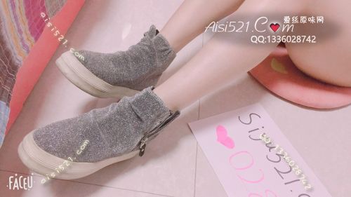 灰色星星厚底短靴原味女鞋|鞋类时装鞋