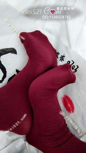原味丝袜|袜类,臭连裤袜,酒红绸缎质感秋冬有裆连裤中厚丝袜