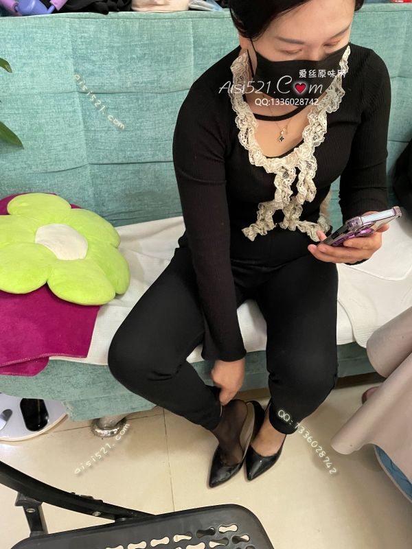 职场魅力(此活动2双起订，免费拍图)——2024年12月份顾客预订服装店女老板黑足尖短丝原味丝袜|袜类臭短丝袜