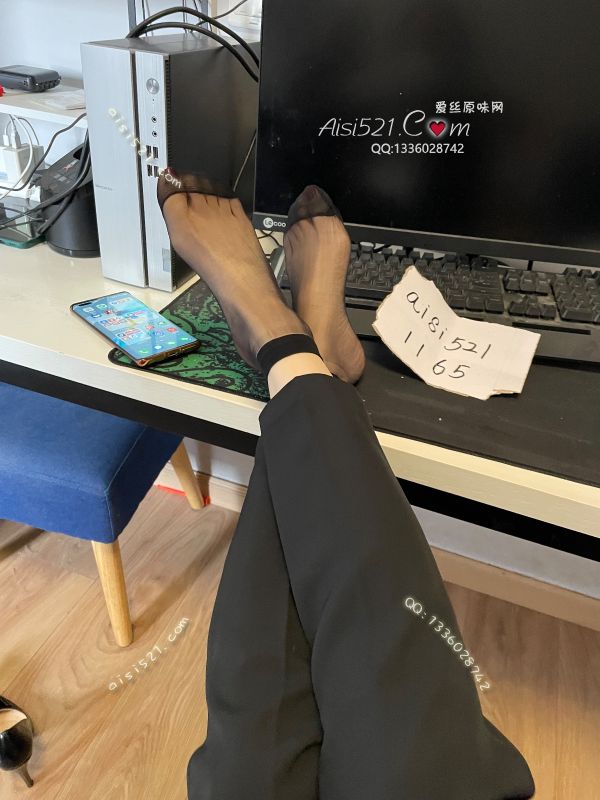 职场魅力(此活动2双起订，免费拍图)——2024年12月份顾客预订合约部01女士黑色短丝原味丝袜|袜类臭短丝袜