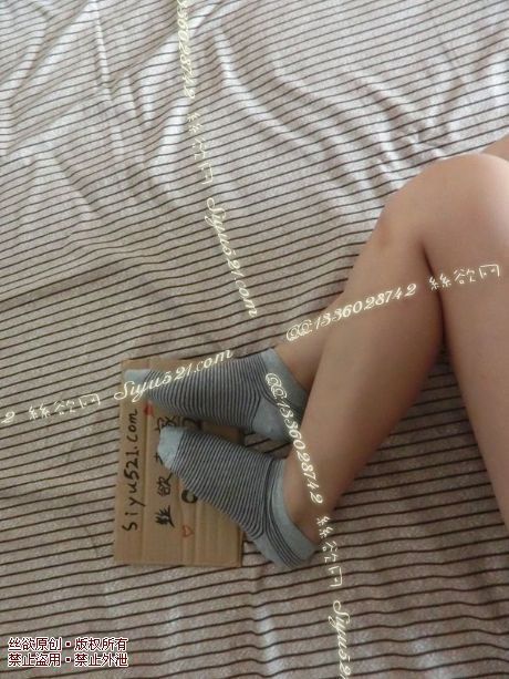 原味丝袜|袜类,臭棉袜,灰色横条短袜