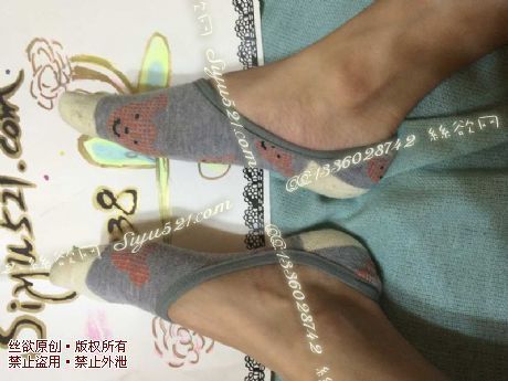 灰色小船袜原味丝袜|袜类臭船袜