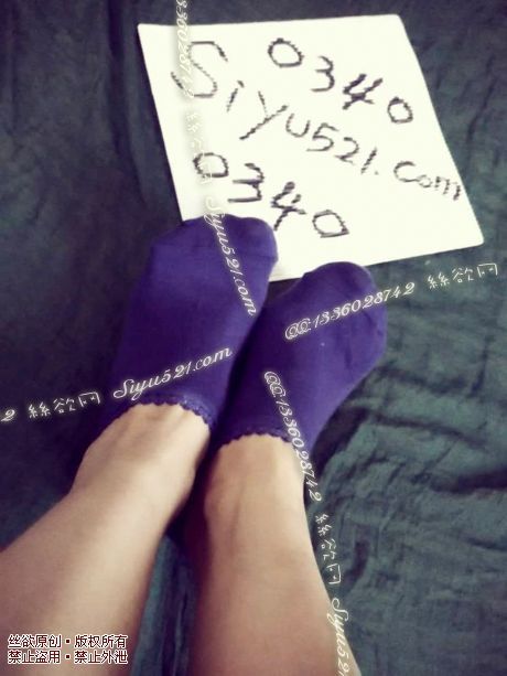 原味丝袜|袜类,臭棉袜,绝对够味女王sao紫棉船袜