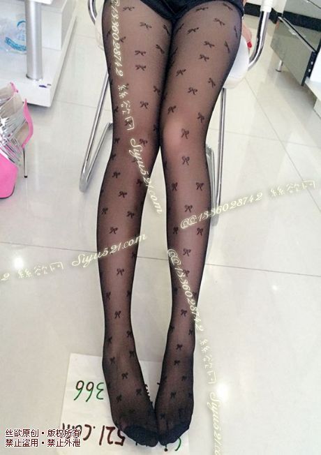 性感蝴蝶结黑丝原味丝袜|袜类臭连裤袜