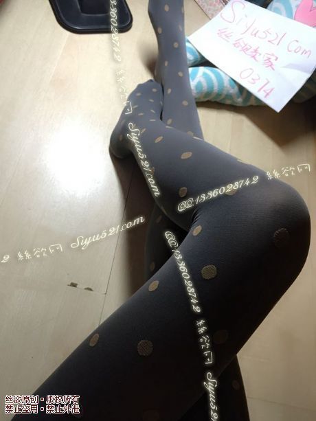 原味丝袜|袜类,臭连裤袜,深灰色波点连裆丝袜~