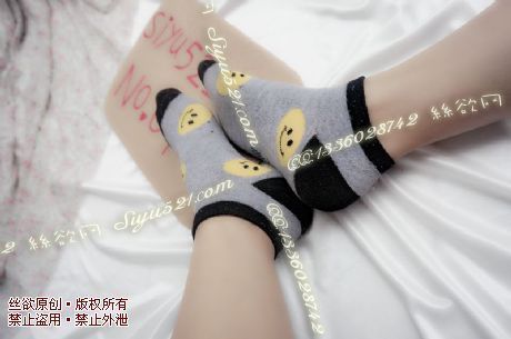 原味丝袜|袜类,臭棉袜,旧灰色短棉袜