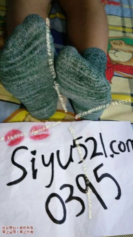 原味丝袜|袜类,臭棉袜,少女闲置之去年的绿色针织袜