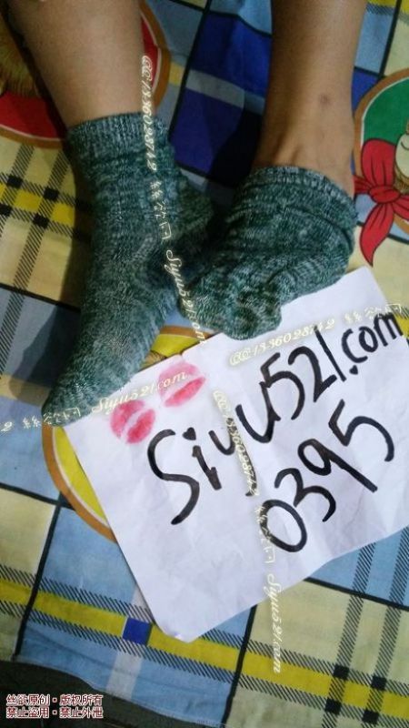 原味丝袜|袜类,臭棉袜,少女闲置之去年的绿色针织袜
