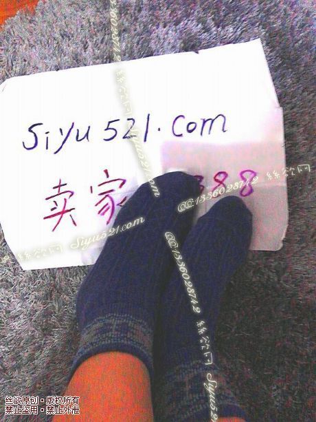 原味丝袜|袜类,臭棉袜,雪花蓝色棉袜,重口味，袜子脚臭味满满的
