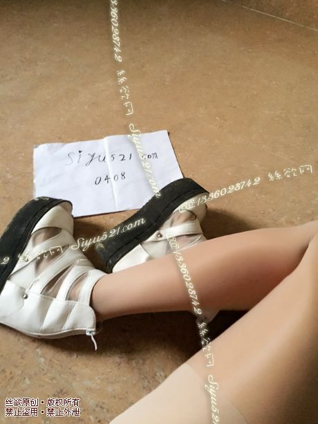 原味女鞋|鞋类,高中短靴,白色坡跟鱼嘴鞋