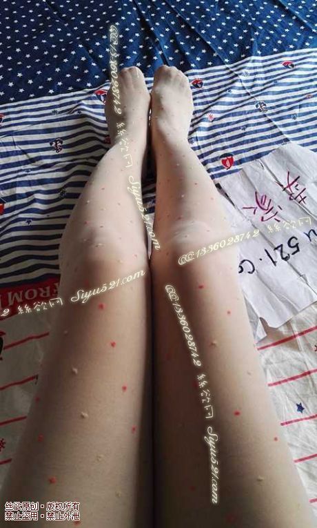 原味丝袜|袜类,臭船袜,小清新软妹奶白色彩点提花连裤袜