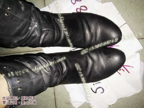 原味女鞋|鞋类,高中短靴,黑色女靴