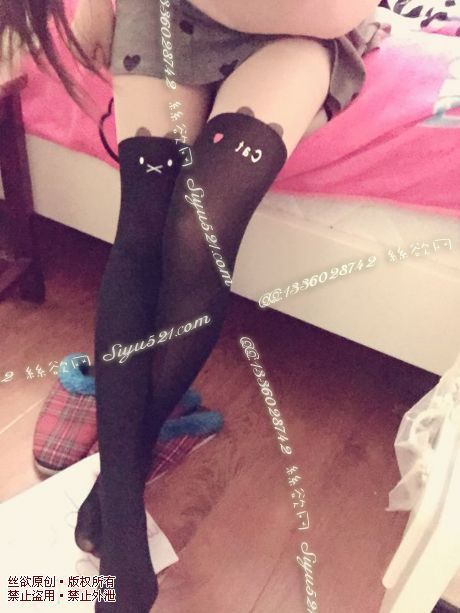 原味丝袜|袜类,其他原味袜类,拼接卡通连裤袜