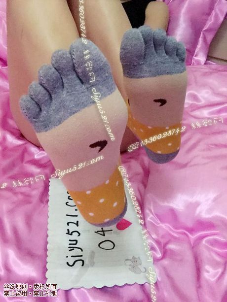 可爱纯棉吸汗五指袜原味丝袜|袜类臭棉袜