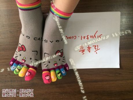 原味丝袜|袜类,臭棉袜,超萌超可爱HELLOKITTY五指袜袜