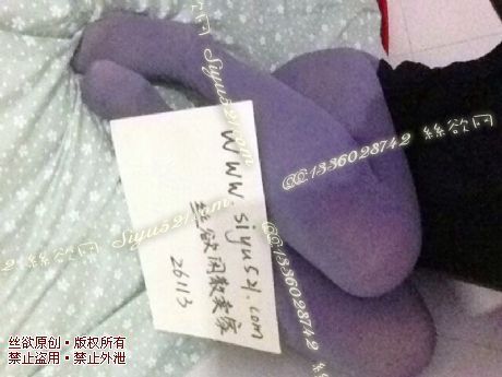 原味丝袜|袜类,臭连裤袜,今天还在穿的紫色丝袜