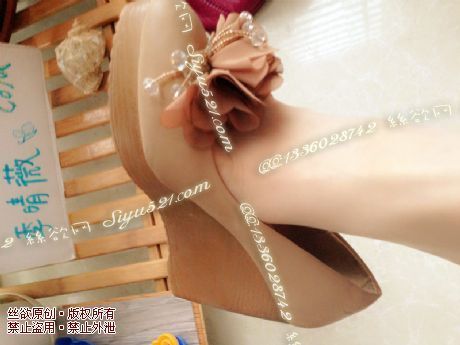 原味女鞋|鞋类,高中短跟,二郎腿女艾斯闲置坡跟单鞋