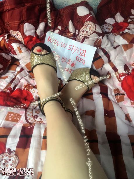 原味女鞋|鞋类,高中短跟,黑金鱼嘴高跟鞋