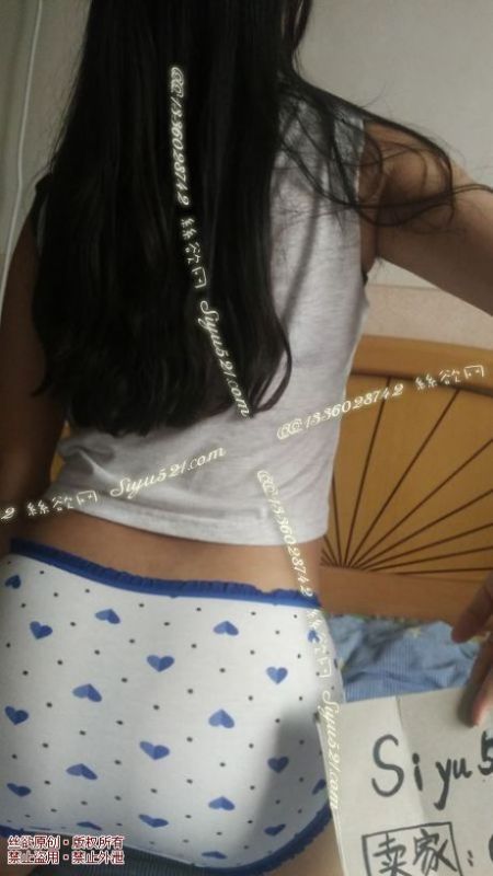 蓝色点点花边棉质内裤原味内裤|裤类三角内内