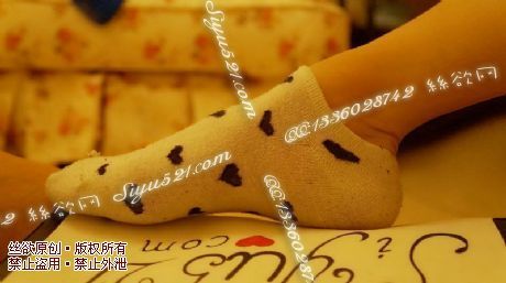 原味丝袜|袜类,臭棉袜,小桃心白色吸汗棉袜