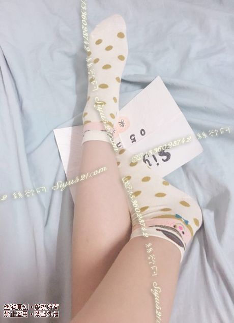 原味丝袜|袜类,臭棉袜,运动汗臭浅黄卡通棉袜