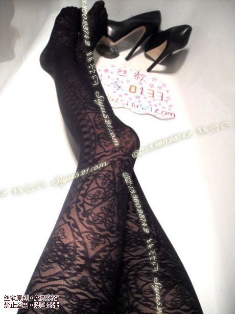 黑色蕾丝裤袜原味丝袜|袜类臭连裤袜