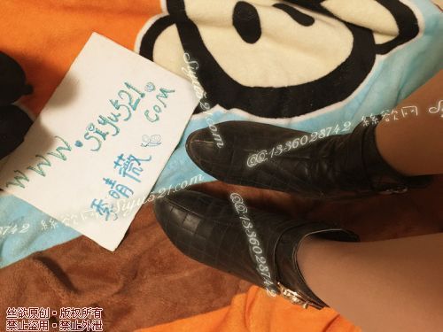 原味女鞋|鞋类,高中短靴,闲置重口味布满脚泥的黑色纯皮尖头短靴