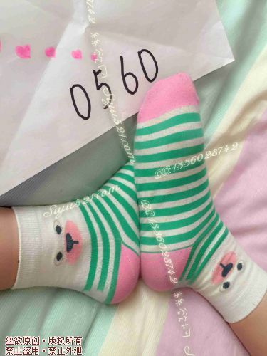 臭臭~条纹棉袜原味丝袜|袜类臭棉袜