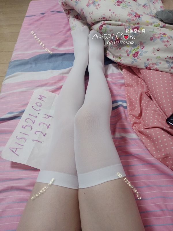 白色过膝丝袜（下单还需要穿3天）原味丝袜|袜类臭长筒丝袜