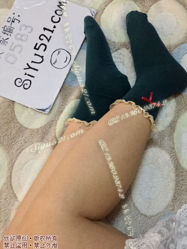 原味丝袜|袜类,臭棉袜,软萌~可爱墨绿花边袜