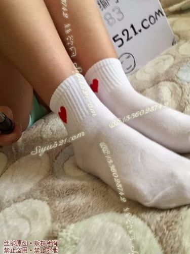 白色心心袜~原味丝袜|袜类臭棉袜