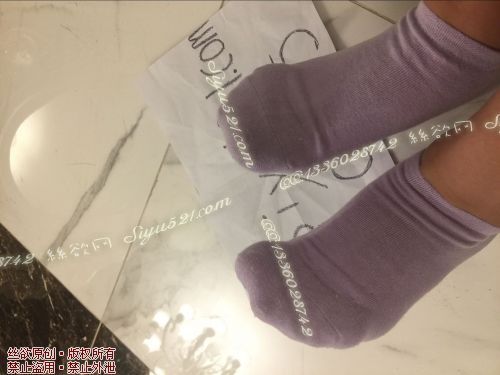 原味丝袜|袜类,臭棉袜,紫色短棉袜