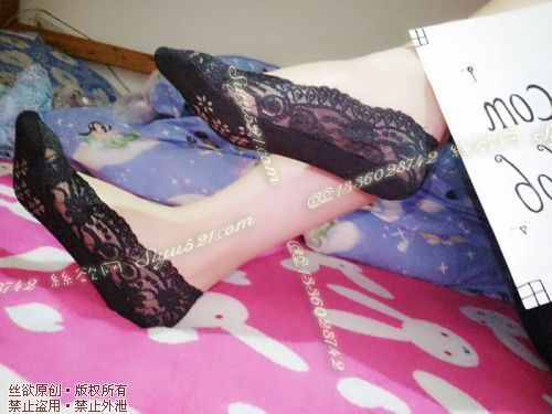 原味丝袜|袜类,臭船袜,蕾丝性感黑色 小船袜~