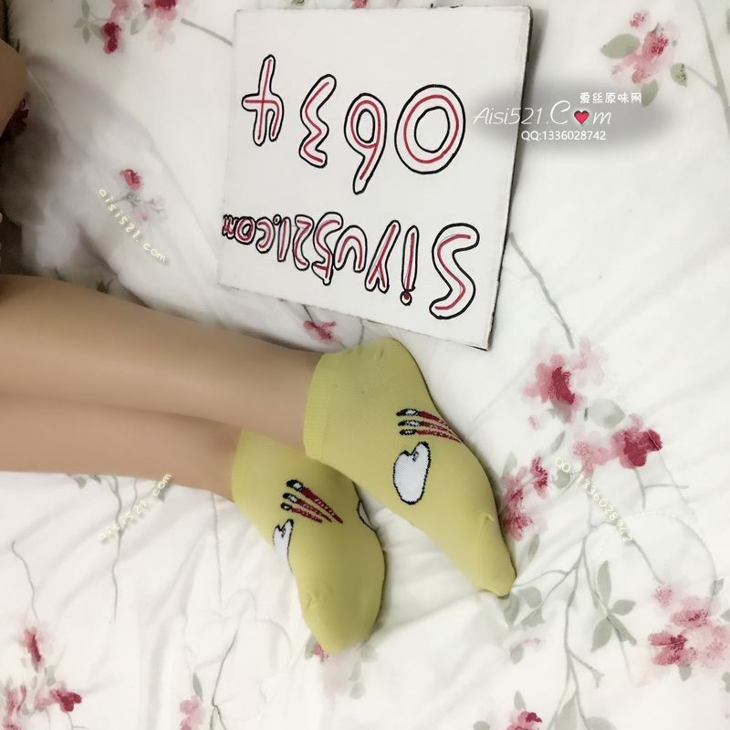 原味丝袜|袜类,臭棉袜,超臭臭，黄色可爱棉袜~