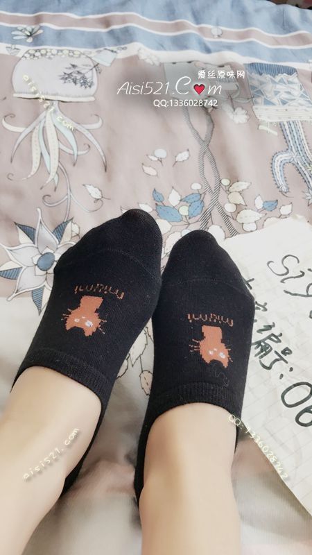 原味丝袜|袜类,臭棉袜,黑色小猫短棉袜