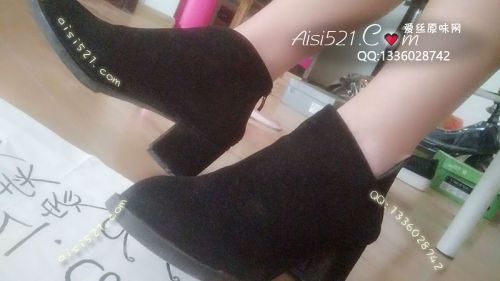 原味女鞋|鞋类,高中短靴,上班一直穿的小粗跟靴~