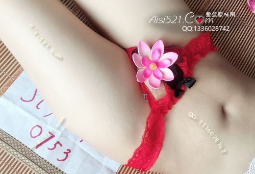 红色露毛蕾丝情趣内内原味内裤|裤类情趣内内