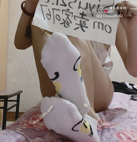 原味丝袜|袜类,臭棉袜,白色短棉袜卡通小猫咪