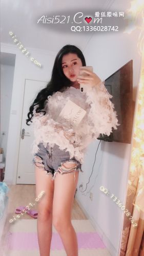 混血小姐姐的雪纺流苏上衣原味套装类其他套装