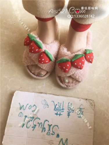 原味女鞋|鞋类,凉鞋拖鞋,自从开始跑步以后，真的每天洗完脚都还是臭的已经不好意思穿拖鞋了《本页面出售的是非常柔软性感的味道草莓拖鞋》