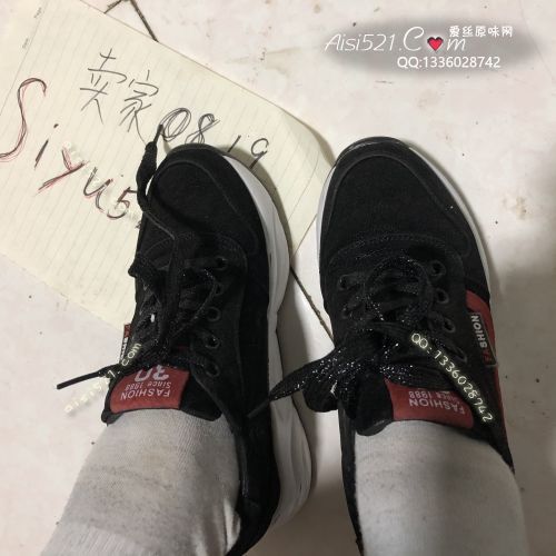 原味女鞋|鞋类,休闲平底,黑色运动鞋好臭啊