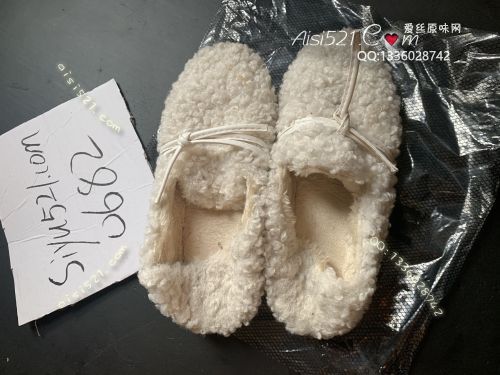 原味女鞋|鞋类,休闲平底,穿了一冬天的毛毛鞋～