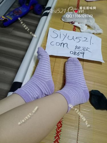 原味丝袜|袜类,臭棉袜,闲置旧袜子紫色可预定穿五天之内