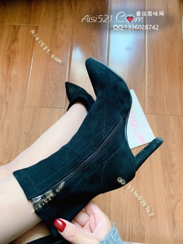 原味女鞋|鞋类,高中短跟,穿了好几年的尖头高跟短靴高跟鞋
