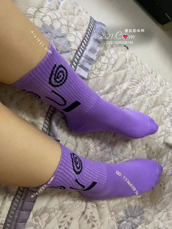 原味丝袜|袜类,臭棉袜,超臭棉袜 被脚汗打的湿答答的 绝美紫色