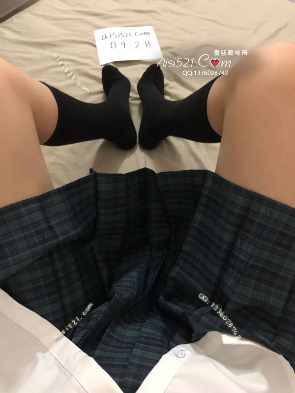 原味丝袜|袜类,臭棉袜,小腿中筒棉袜  黑色（同款可选白色）绝对领域学生萝莉JK制服1