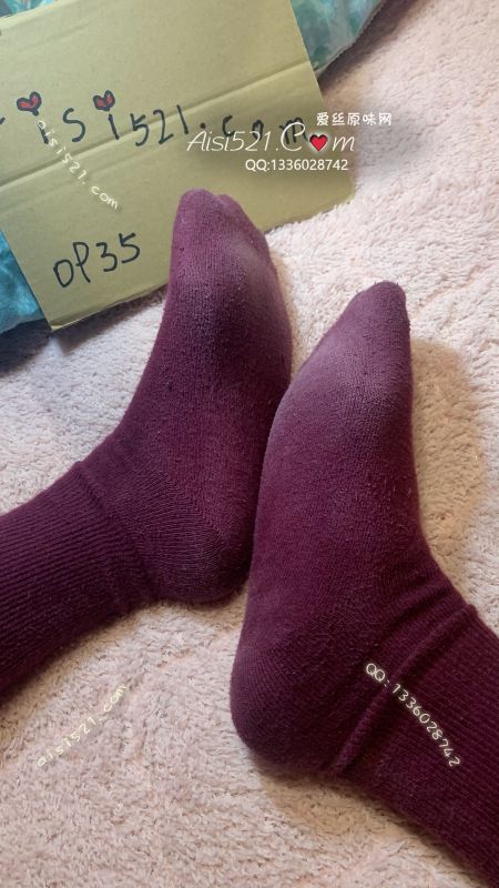 几年超浓酸臭中筒棉袜 酒红色原味丝袜|袜类臭棉袜